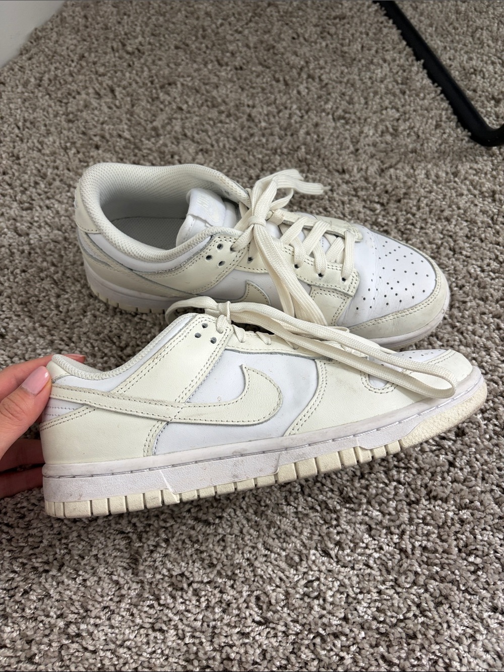 Nike Dunk Low "White Sail" Size 6 US W - Picture 2 of 6